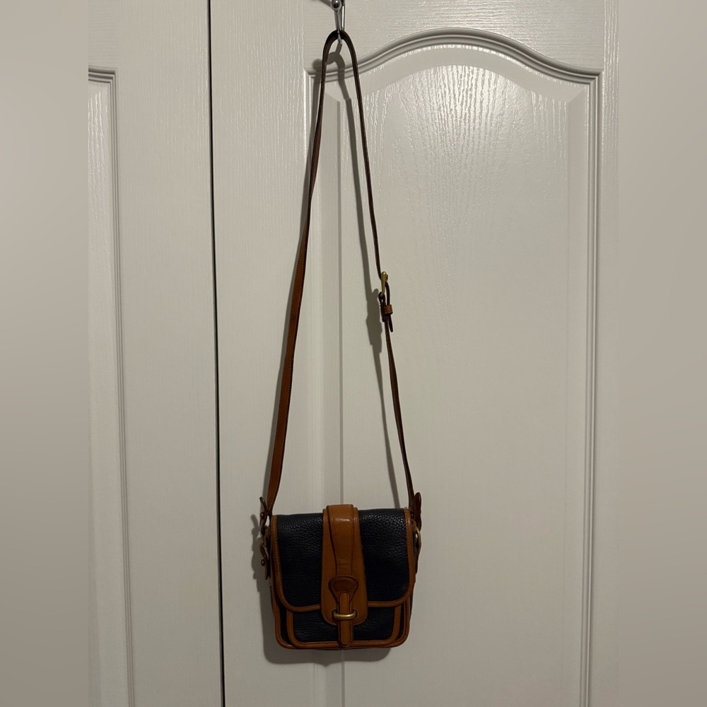 Dooney & Bourke Blue and Brown Small Leather Bag - Picture 10 of 10